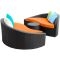 LexMod Taiji Outdoor Wicker Patio Daybed
